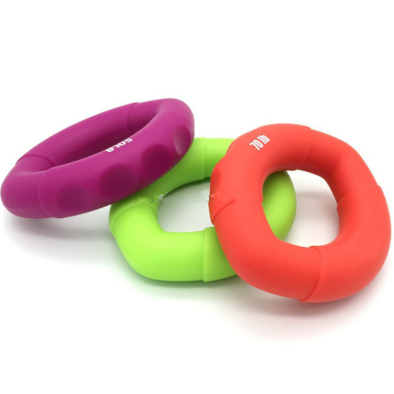 silicone hand grip strengthener finger grip ring for for stress relief