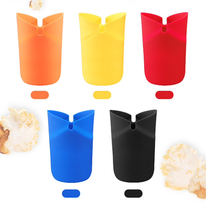 EVERIGHT silicone popcorn container bucket microwave popcorn popper