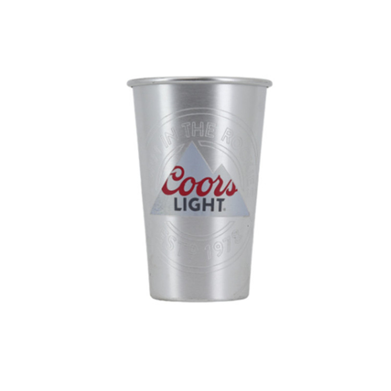EVERIGHT Aluminum beer cool cup with color changing logo