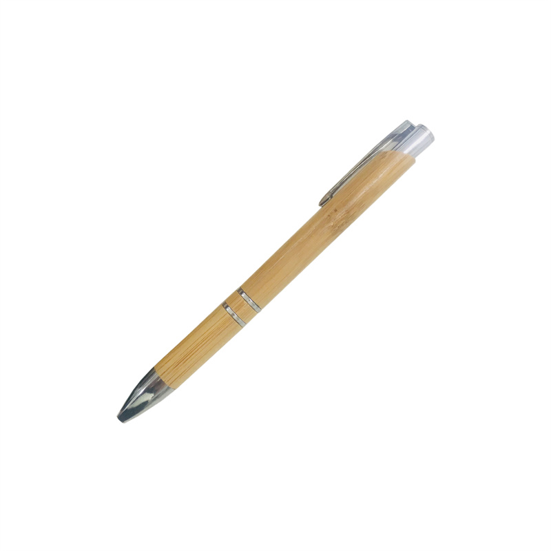 Bamboo material ball pen