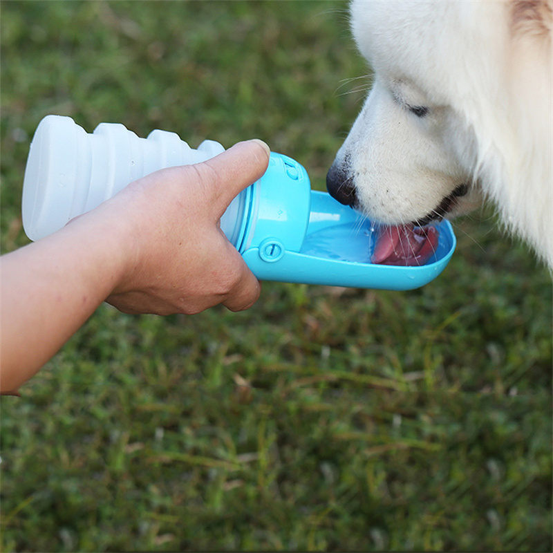 portable foldable dog water bottle