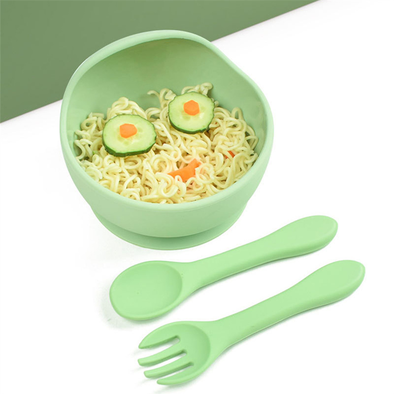 silicone baby bowl and spoon kit