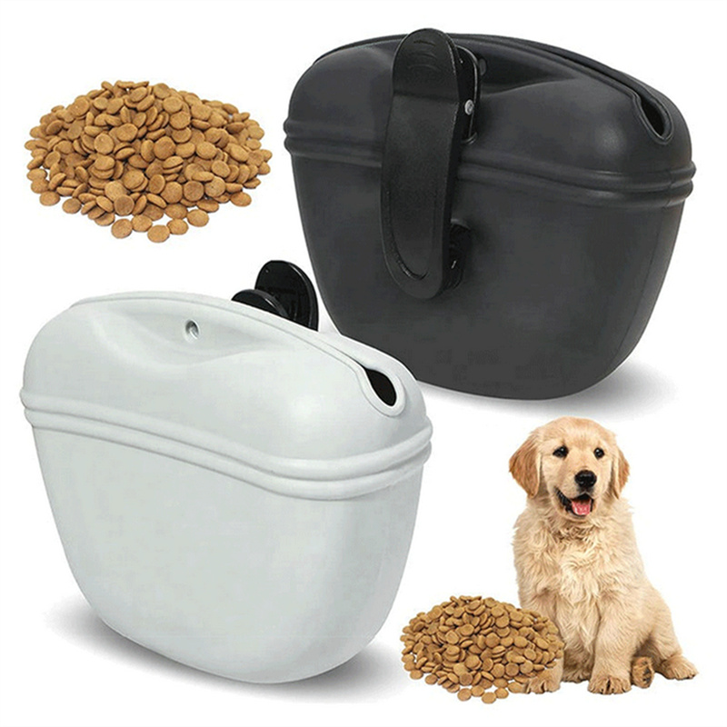 silicone portable pet dog outdoor food bag