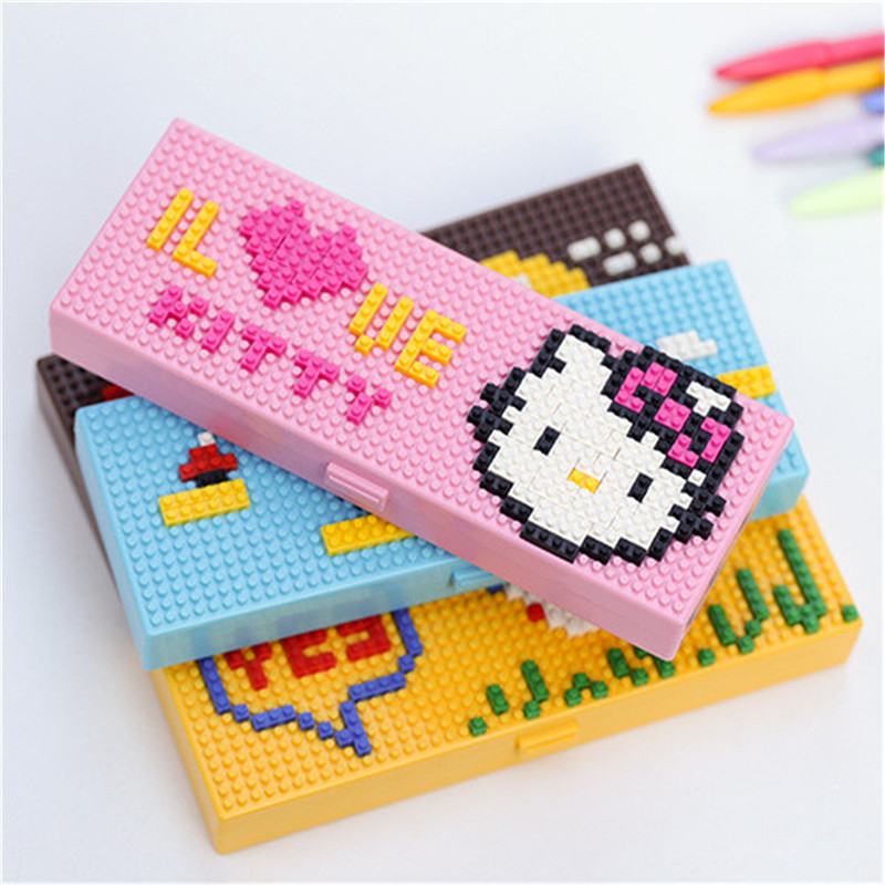 EVERIGHT Pencil box with blocks cover