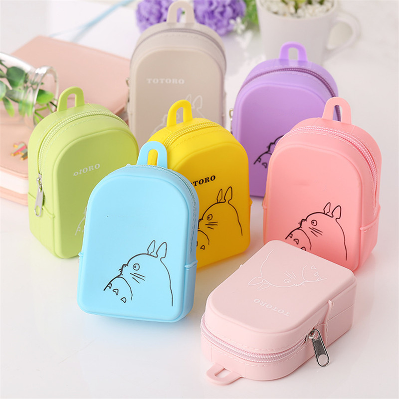 EVERIGHT backpack shape silicone coin purse  