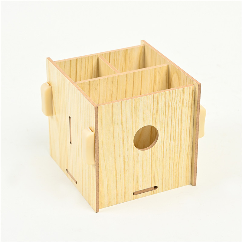 EVERIGHT Wooden easy to assemble pen holder